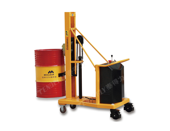 配重式半电动油桶堆高车